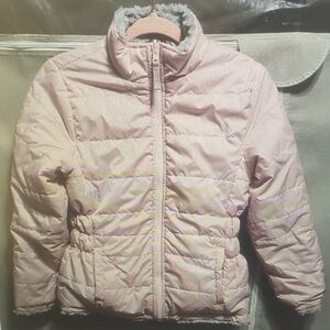 Kids Pink Puffer Jacket